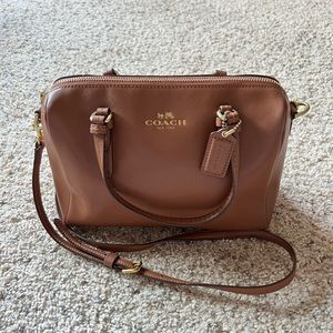 Coach brown satchel & crossbody
